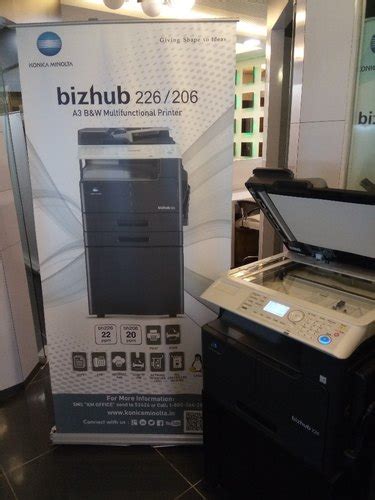 Thanks to its small footprint, the bizhub 306 fits even into the smallest corner. Konica Minolta Standard Bizhub 206 Photocopy Machine, Rs ...