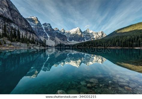 Moraine Lake Banff Alberta Stock Photo Edit Now 344331215