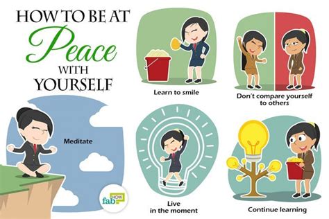 How To Be At Peace With Yourself 30 Tips To Achieve Inner Peace