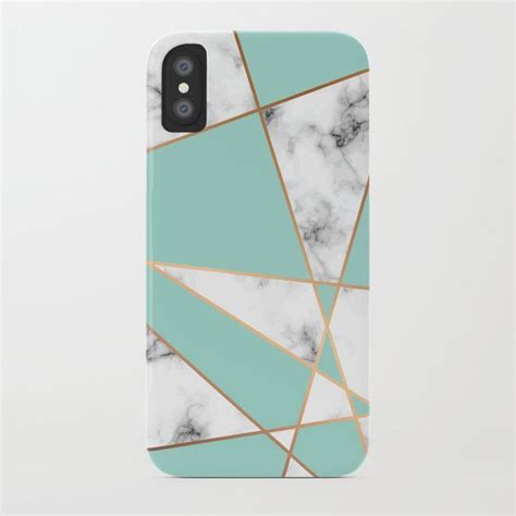 Marble Geometry 055 Iphone Case By Bluelela Iphonecases Iphonexcase
