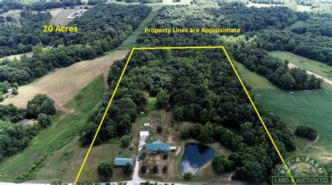 20 Acres Hamilton County Il Home Barn Stocked Pond 2307l Buy A Farm
