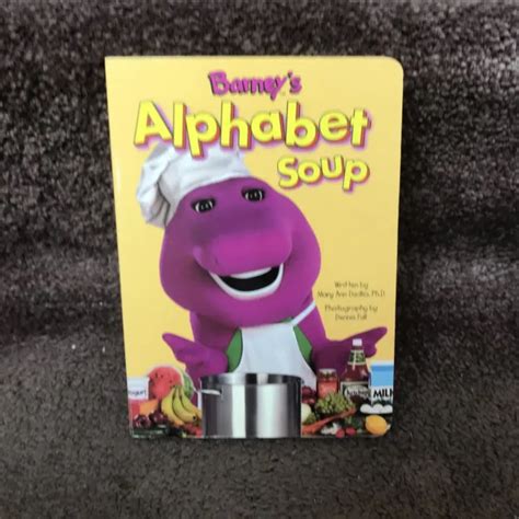 Barneys Alphabet Soup Barney Board Book By Mary Ann Dudko Dinosaur