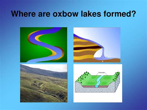 Ppt The Formation Of Meanders Oxbox Lakes And Waterfalls Powerpoint