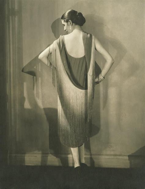 Fashion Photograph Marion Morehouse In A Chanel Dress By Edward