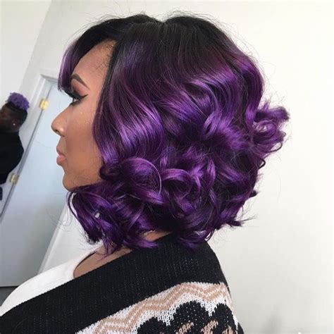 Gorgeous Purple Via Khromahairstudio Black Hair Information