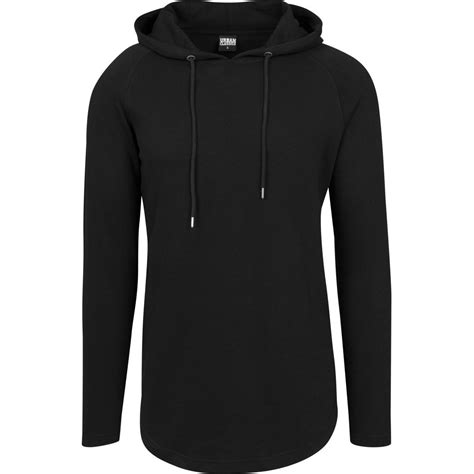 Koop Urban Classics Long Shaped Terry Hoody Black Xxl