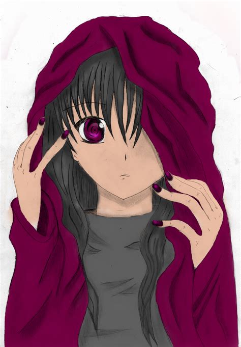 Colored Anime Girl By Crazy Anime Fan On Deviantart
