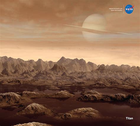 Titan Backdrop Nasa Solar System Exploration