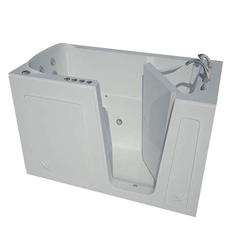 Some whirlpool tubs or spas have a finished side or two, so framing and finishing the side panel are not required. Universal Tubs 5 ft. Right Drain Walk-In Whirlpool and ...
