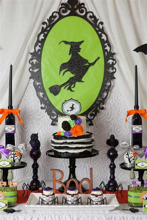 A Wickedly Sweet Witch Inspired Halloween Party Anders Ruff Custom