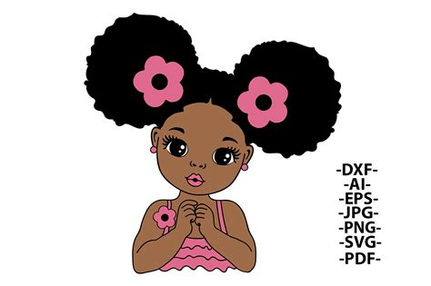 Peekaboo Girl Svg Afro Girl Svg Graphic By 1uniqueminute · Creative Fabrica