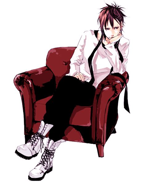Anime Guy Sitting In Chair I Dont Know About You But To Me Something
