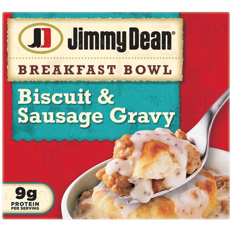Jimmy Dean Biscuit And Sausage Gravy Breakfast Bowl 9 Oz Frozen