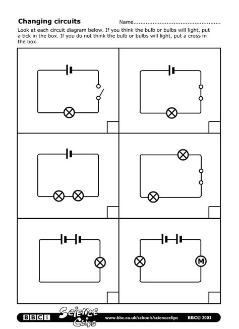 When you start learning about electronics, you might see a circuit diagram drawn with realistic it's not always easy to understand a circuit diagram. 32 15 Electrical Circuits Worksheet A Answers - Free Worksheet Spreadsheet