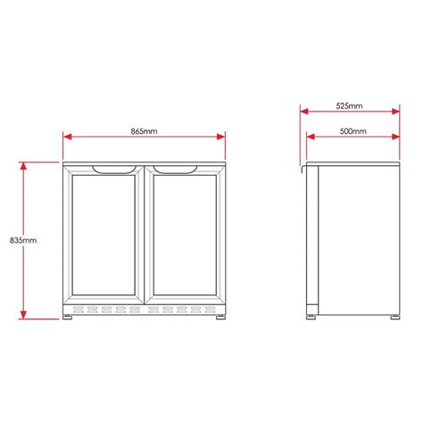 This is one of the reason, most people prefer. Husky Refrigeration - 190 Litre Double Glass Door Bar Fridge