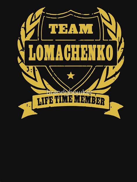 Team Lomachenko Unisex T Shirt By Brandybowker Redbubble