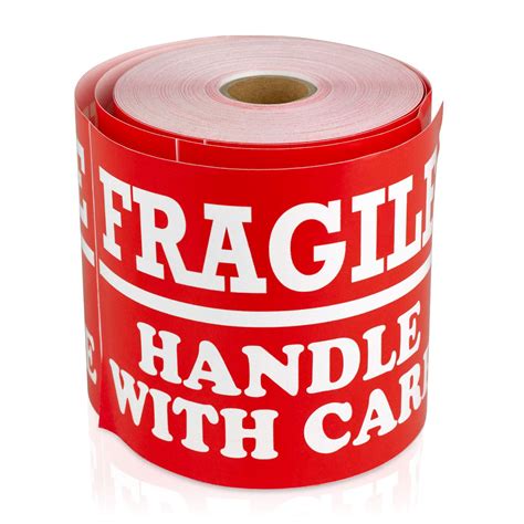 Buy 300 Large Fragile Stickers For Shipping 1 Roll Of 300 Labels 4