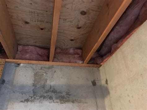 Covering Exposed Fiberglass Insulation In Unfinished Basement Diy