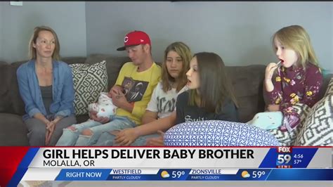 Year Old Girl Helps Deliver Baby Brother Youtube