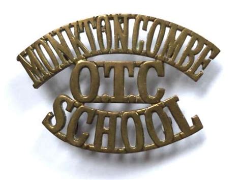 Monkton Combe Otc School Rutland Shoulder Title C1908 40