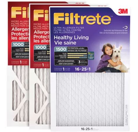 3m Multipack Furnace Filters 2 Micro And 1 Ultra Canadian Tire
