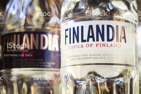 Finlandia vodka is committed to creating a quality vodka while being in harmony with nature through our water, raw material, distillation and bottle design. "Gliwice, Poland - January 13, 2013: A 0,7 liter bottle of ...