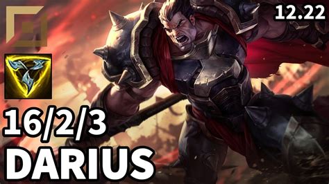 Darius Top Vs Cho Gath Euw Master Patch Youtube