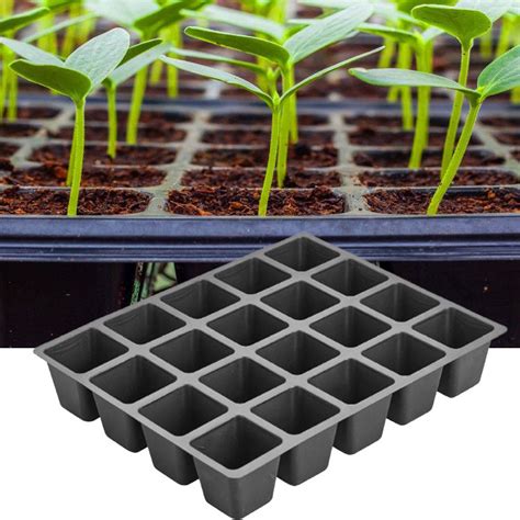 Seedling Trays Pack Of 5 Seed Sprouting Trays With Lid Indoor Grow