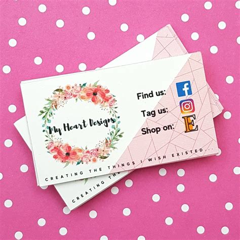 Business Cards For Small Businesses Branded Printing Uk Etsy