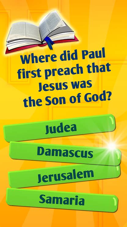 Bible Trivia Quiz Game With Bible Quiz Questions Free Download And
