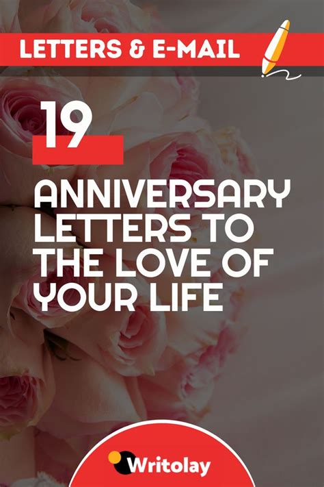 19 Best Sample Anniversary Letters To The Love Of Your Life