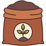 Fertilizer Cartoon Plant Bag Icon Agriculture Farming