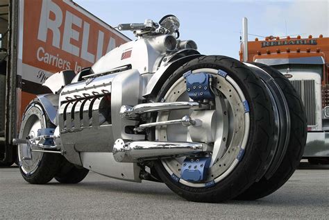 This Crazy Dodge Viper V10 Powered Motorcycle Just Set A Two Up Speed