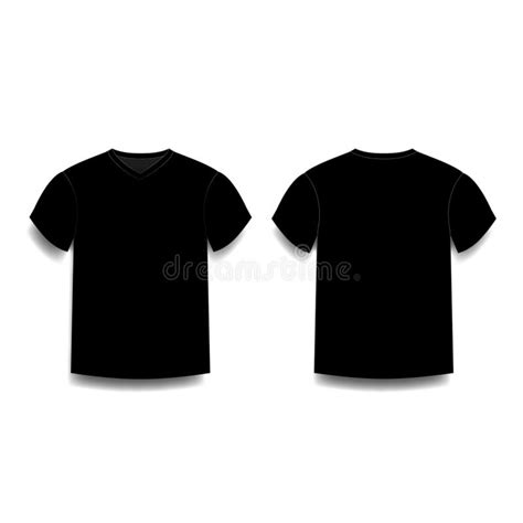 Black Shirt Template Front And Back