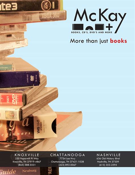 Buying used is the name of the game now as folks seek new ways to sustain the planet and indulge in their favorite pastimes without leaving a footprint. McKay Used Books, CD, DVD, and More Campaign on AIGA ...