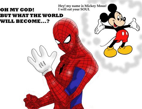 Spider Man And Mickey Mouse By Taiylor On Deviantart