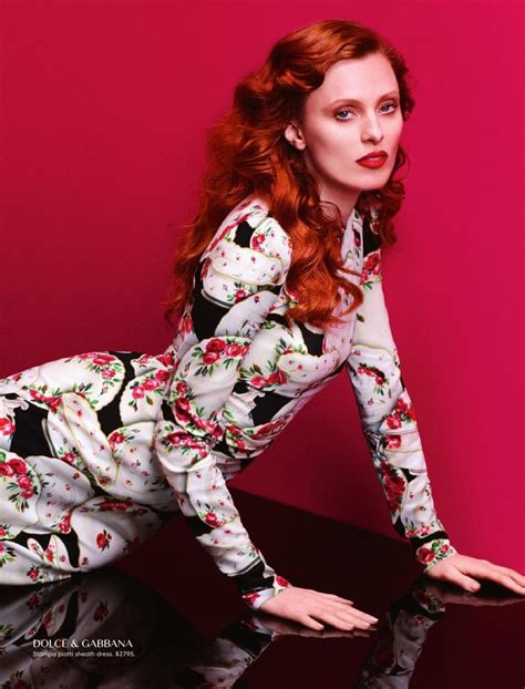 Karen Elson Holt Renfrew Magazine Fall 2018 Editorial Karen