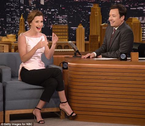 Emma Watson Confused Jimmy Fallon For Jimmy Kimmel On Tv Daily Mail