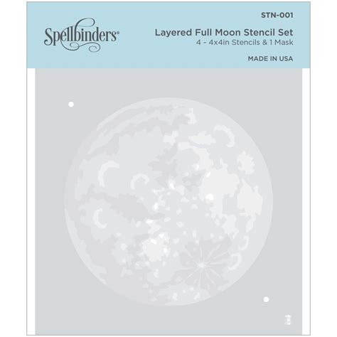 Buy The Spellbinders® Layered Full Moon Stencil Set At Michaels Com