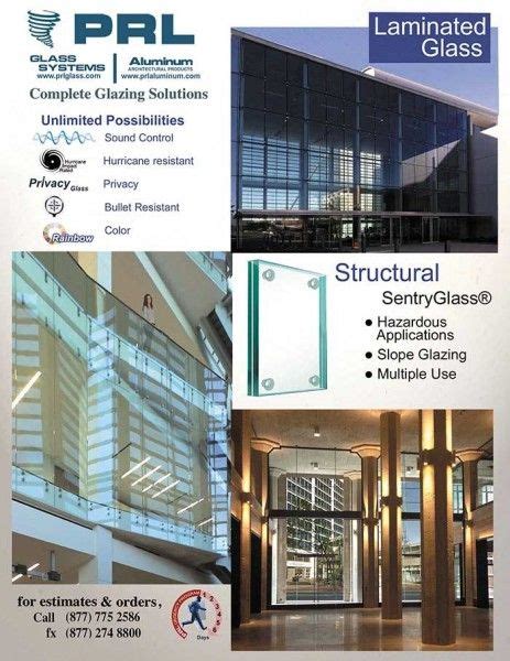 Laminated Sentryglas A More Structural Glass Interlayer Sentry Glass Interlayer Helps Create