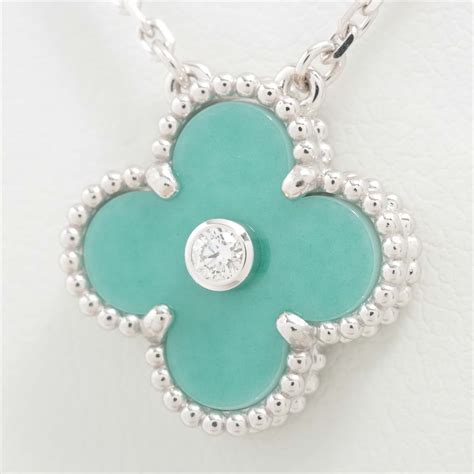 Van Cleef Arpels Vintage Alhambra Diamond Sable Necklace 750
