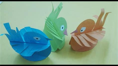 How To Make Easy Paper Birds Simple Craft Activity For Kidsmrpaper