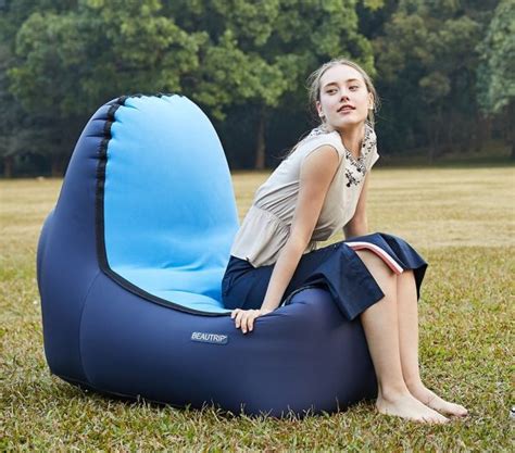 Premium Comfortable Inflatable Chair Camping Crowd
