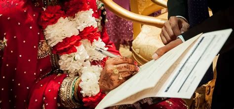 Muslim Bride Signing Marriage Certificate Nikkah Marriage