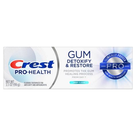 Crest Pro Health Gum Detoxify And Restore Deep Clean Toothpaste 3 5 Oz