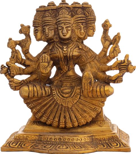 Goddess Gayatri Of The Divinely Unusual Form