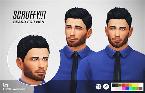 Heres A New Beard For Your Sim Dudes Complete Luumia Sims