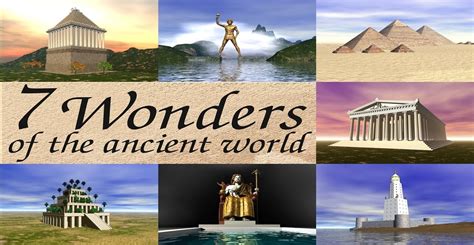 The Old Seven Wonders Of The Word 7 Wonders In 7 Days