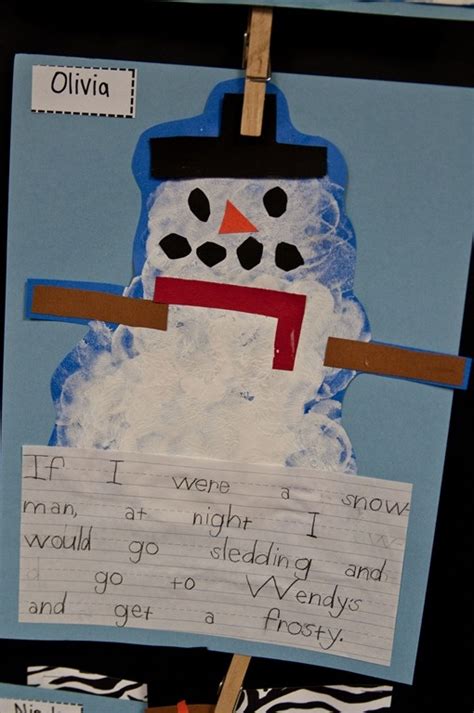 So it's not a surprise then that in today's article i finally bring you my printable spring learning pack for preschool. if I were a snowman at night... | Snowman writing ...