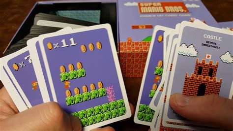 3 uploads an original level design to the game boy advance, wild ride in the sky. Super Mario Bros. Card Game unboxing - YouTube